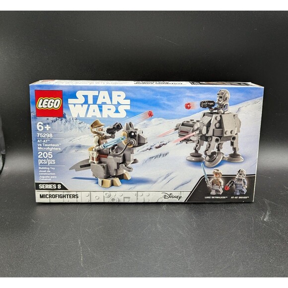 Lego Star Wars 75298 AT-AT VS Tauntaun Microfighters 205 Pieces Retired New - Picture 1 of 6